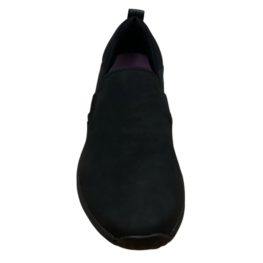 Ryka Womens Echo Comfort Slip On‎ Shoes Size 8 Solid Black Athletic Lightweight